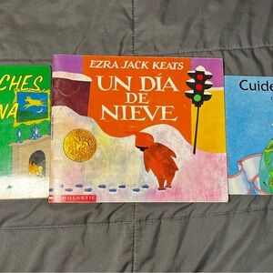 Lot‎ of 3 Spanish Children’s Books Buenas Noches Luna Un Dia De Nieve